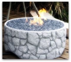 River Rock Fire Pit