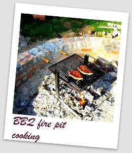 barbecue fire pit cooking